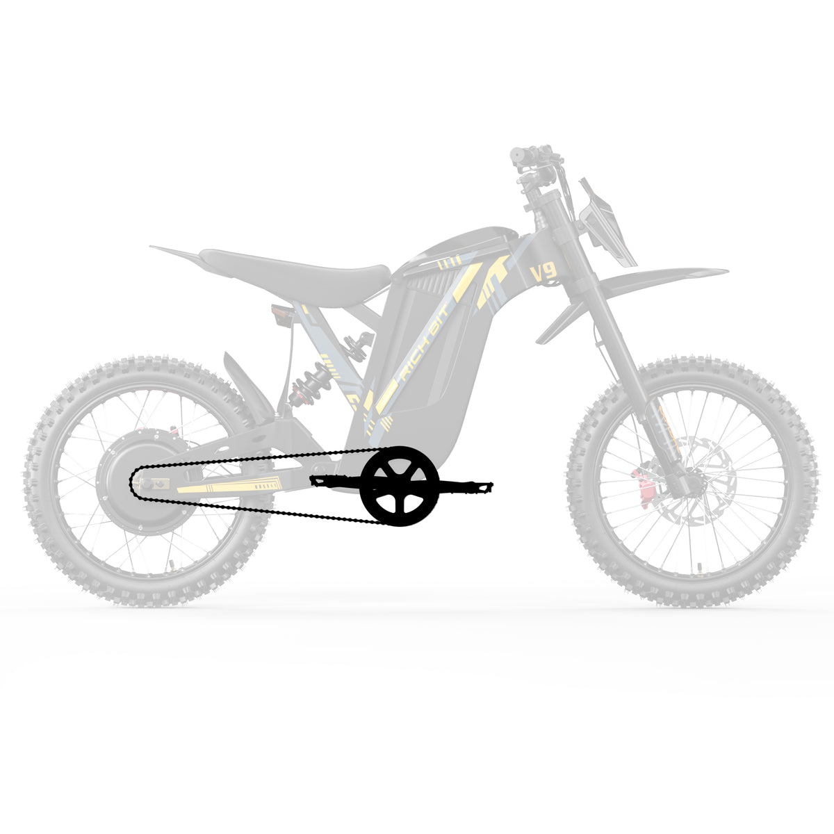 Pedal kits for Rich Bit V9 Ultra Electric Motorcycle