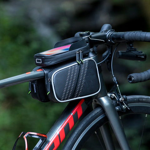 Bicycle bag touch screen saddle bag mobile phone waterproof bag - CYSUM EBIKES