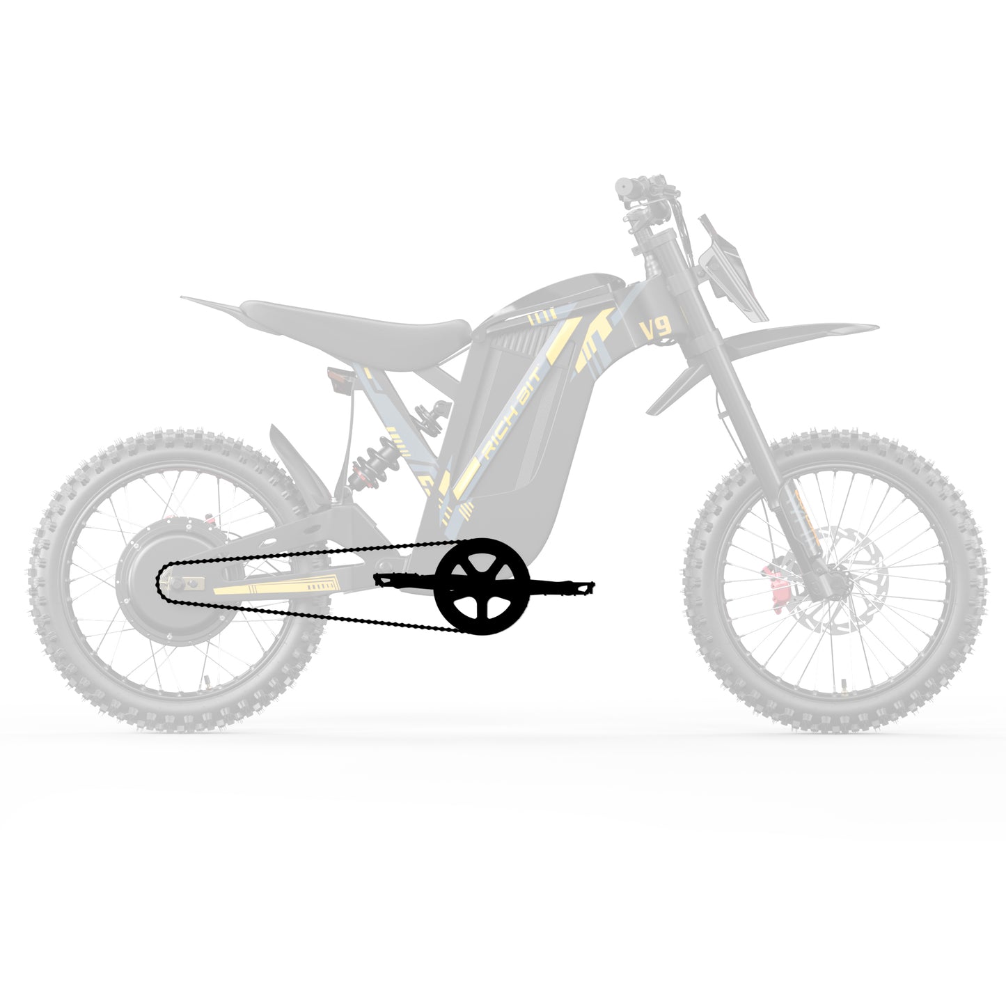 Pedal kits for Rich Bit V9 Ultra Electric Motorcycle