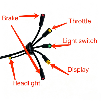 Main Wiring Harness for CYSUM Speedy M520 29" Electric Mountain Bike 