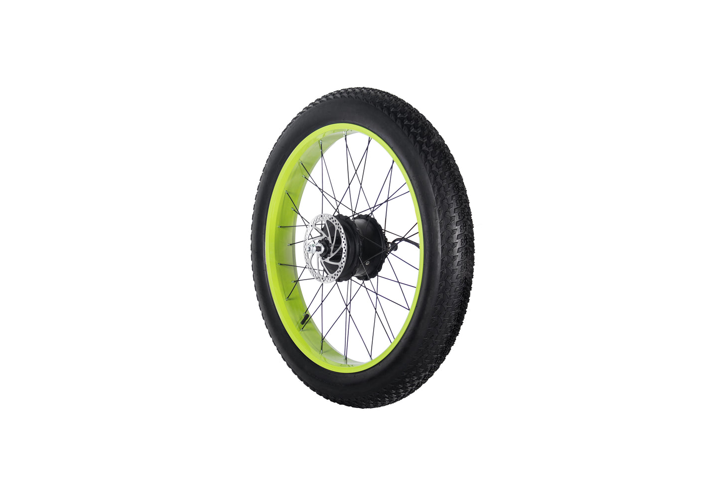 Cysum M900 uses a rear wheel assembly with an electric motor and tires,
