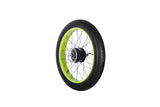Cysum M900 uses a rear wheel assembly with an electric motor and tires,