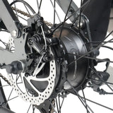 C01 Electric mountain bike with a 48 V, 20 Ah lithium-ion battery, capable of delivering 150 N·m of torque; aluminum double-arm front fork,