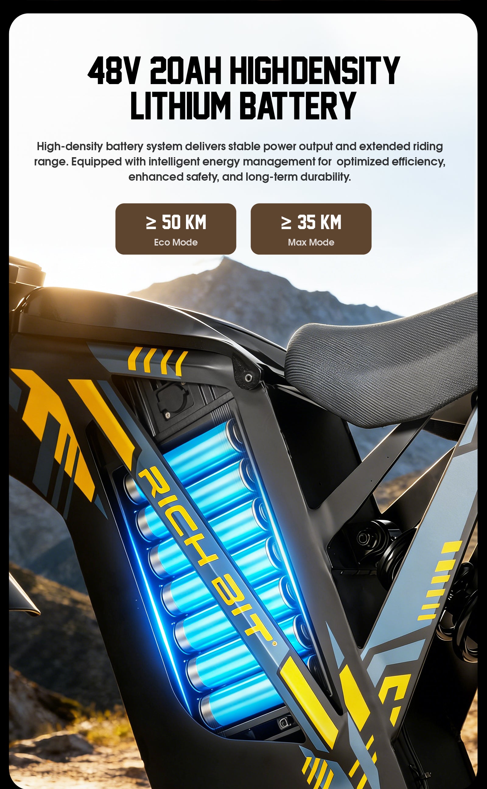 V9 Ultra Electric Motorcycle Off-Road