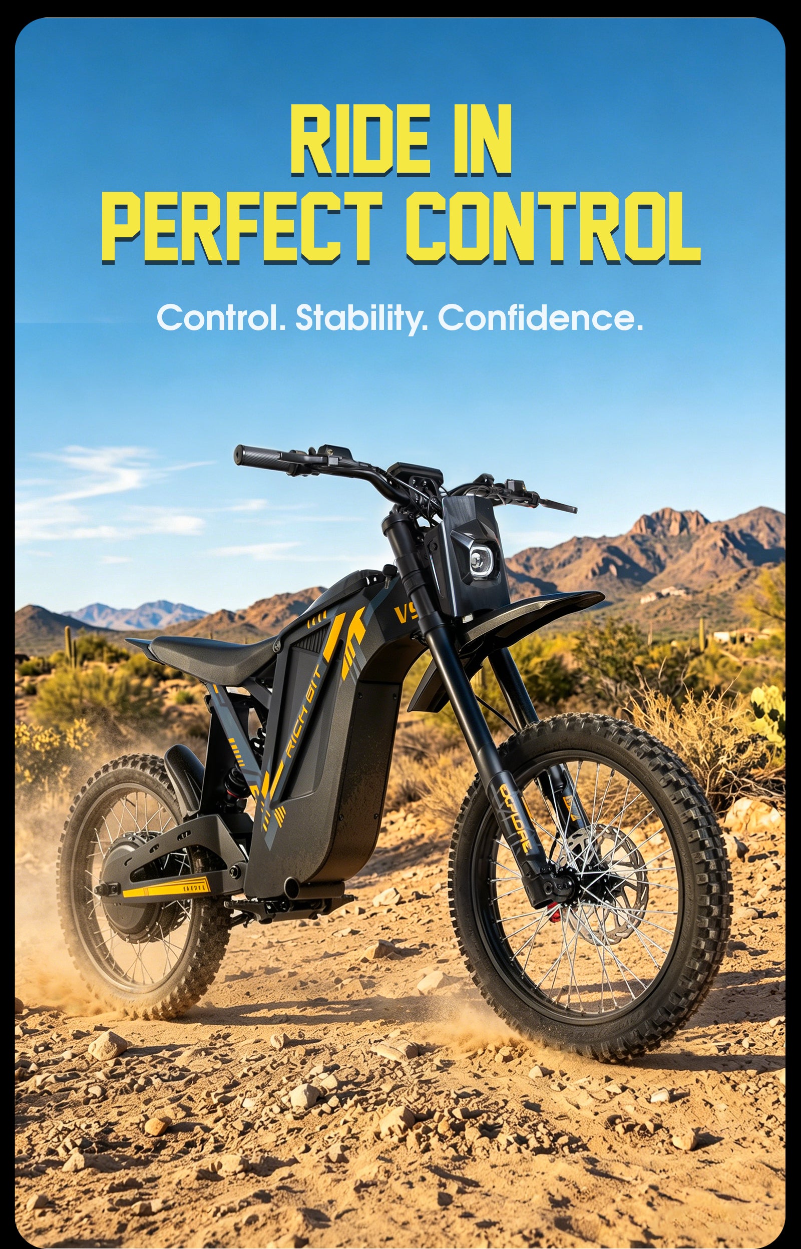 V9 Ultra Electric Motorcycle Off-Road