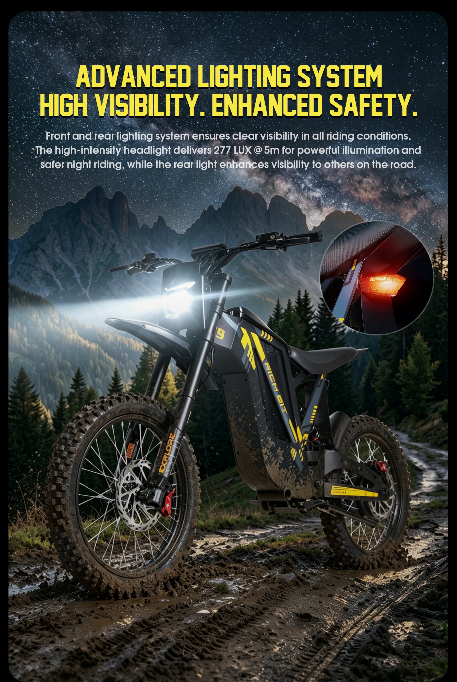 V9 Ultra Electric Motorcycle Off-Road