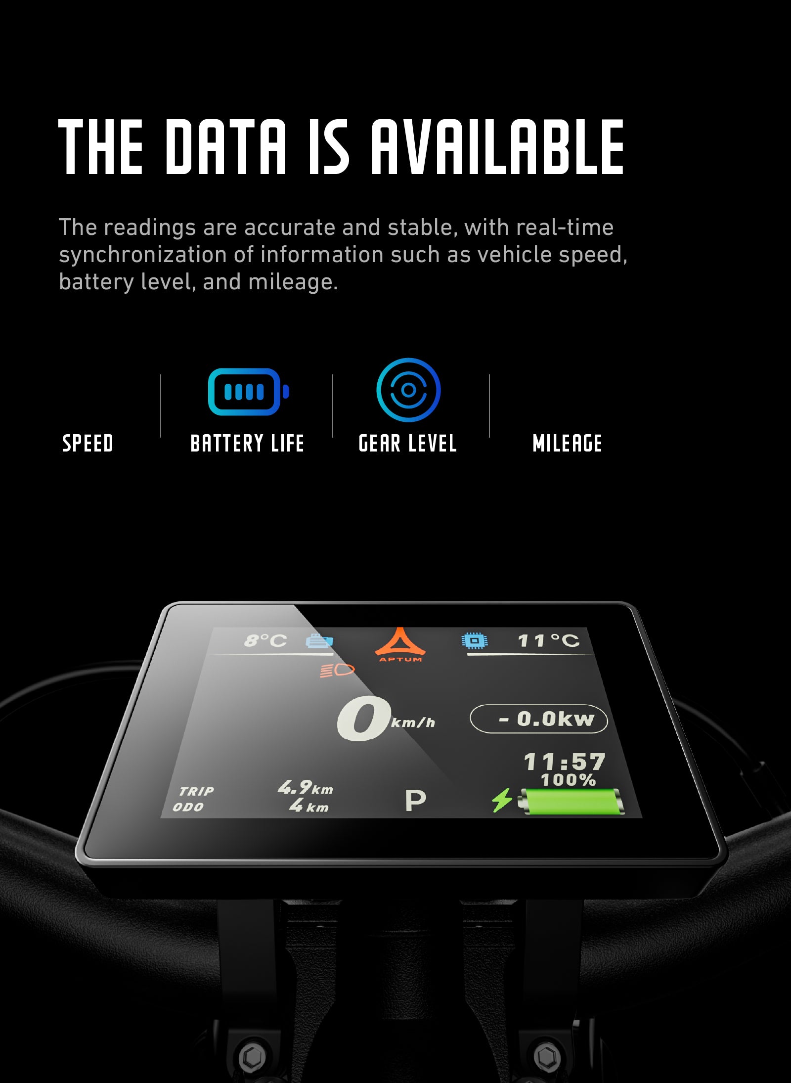 Aptum AP-8F Adult Electric Motorcycle L3e