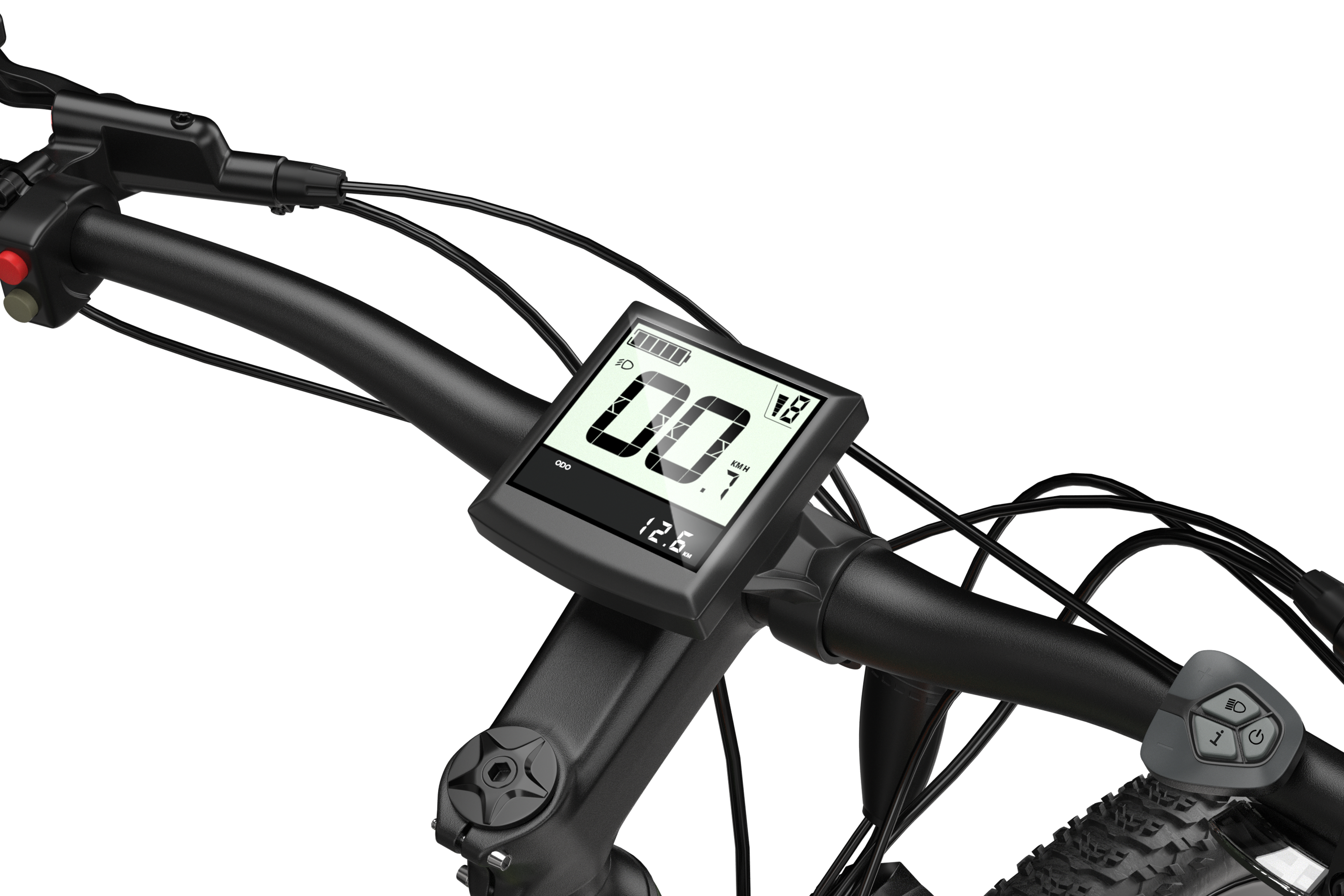 display elektrofahrrad CM520 Elektrofahrrad 48V LCD-Display – Cysum Official