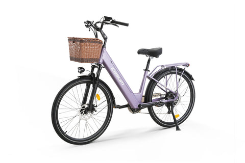 Vélo électrique Cysum X-City - Moteur 48V 250W, Couple 45Nm, Batterie Lithium 48V 10.4Ah, Cadre bas, Design unisexe pour trajets quotidiens
