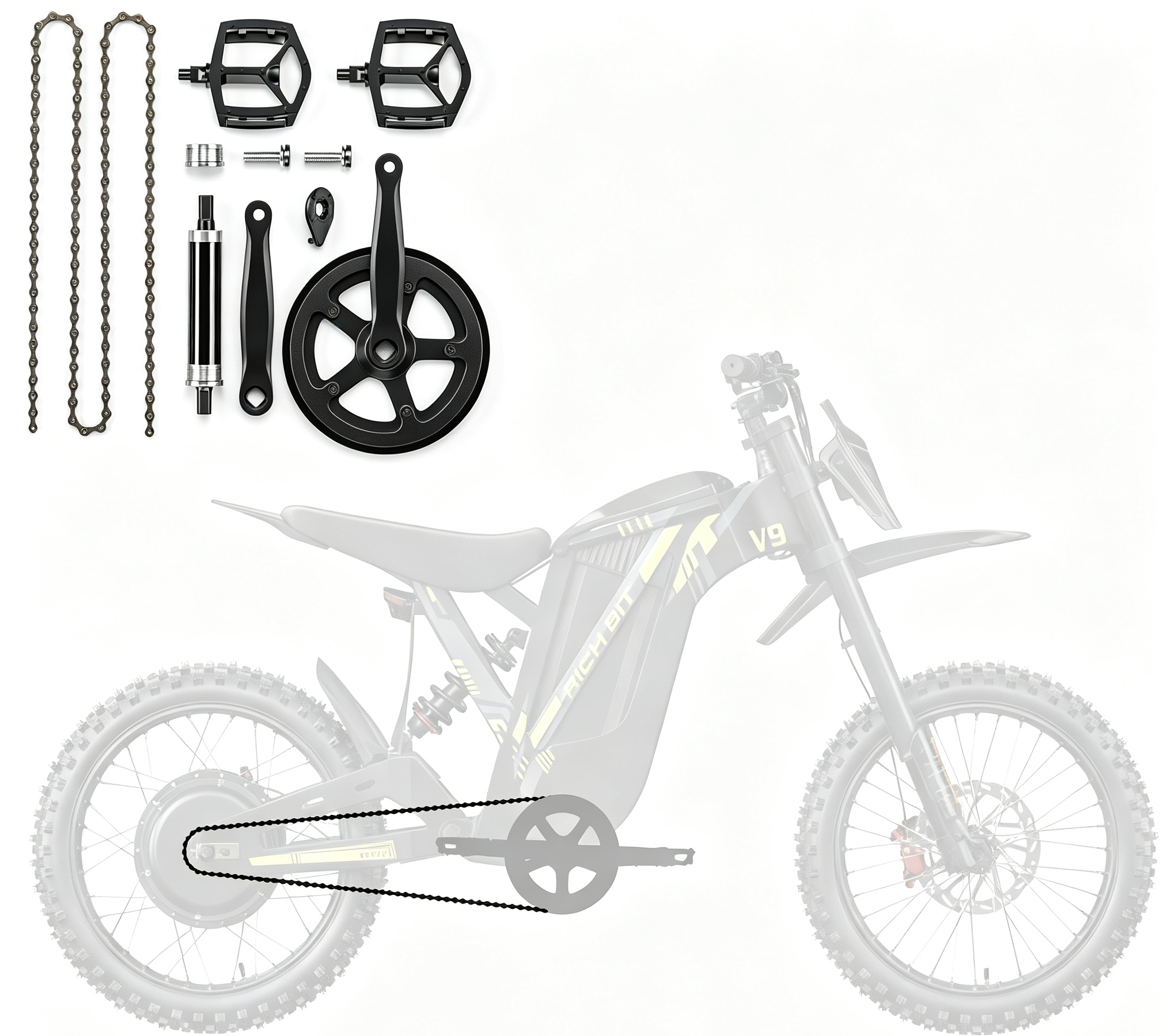 V9 Ultra Electric Motorcycle Off-Road