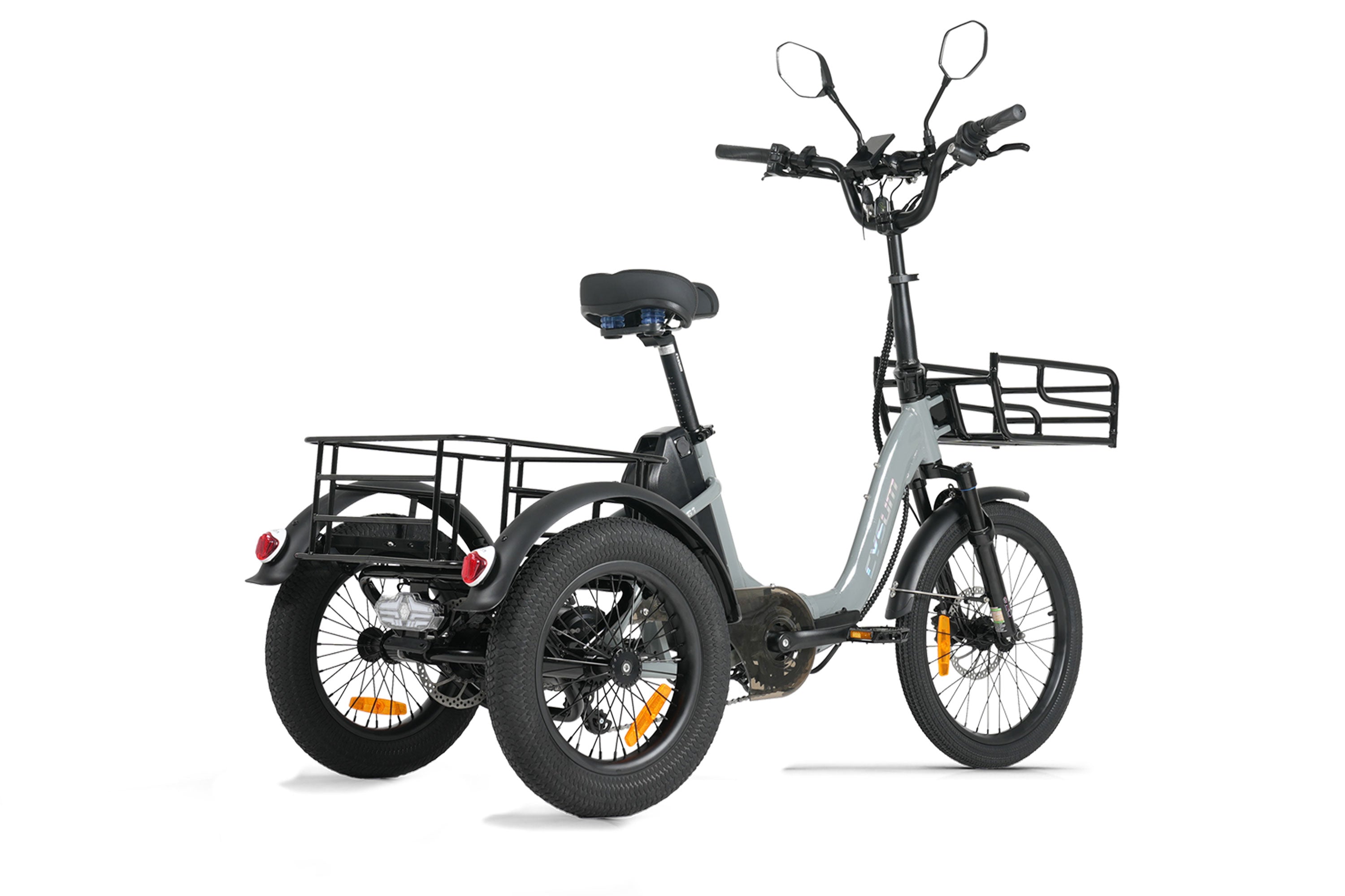 AG1 Pro Electric Tricycle, foldable electric bike for adults, 48 V 20 Ah battery, 3-wheel electric bike with a range of 100 km