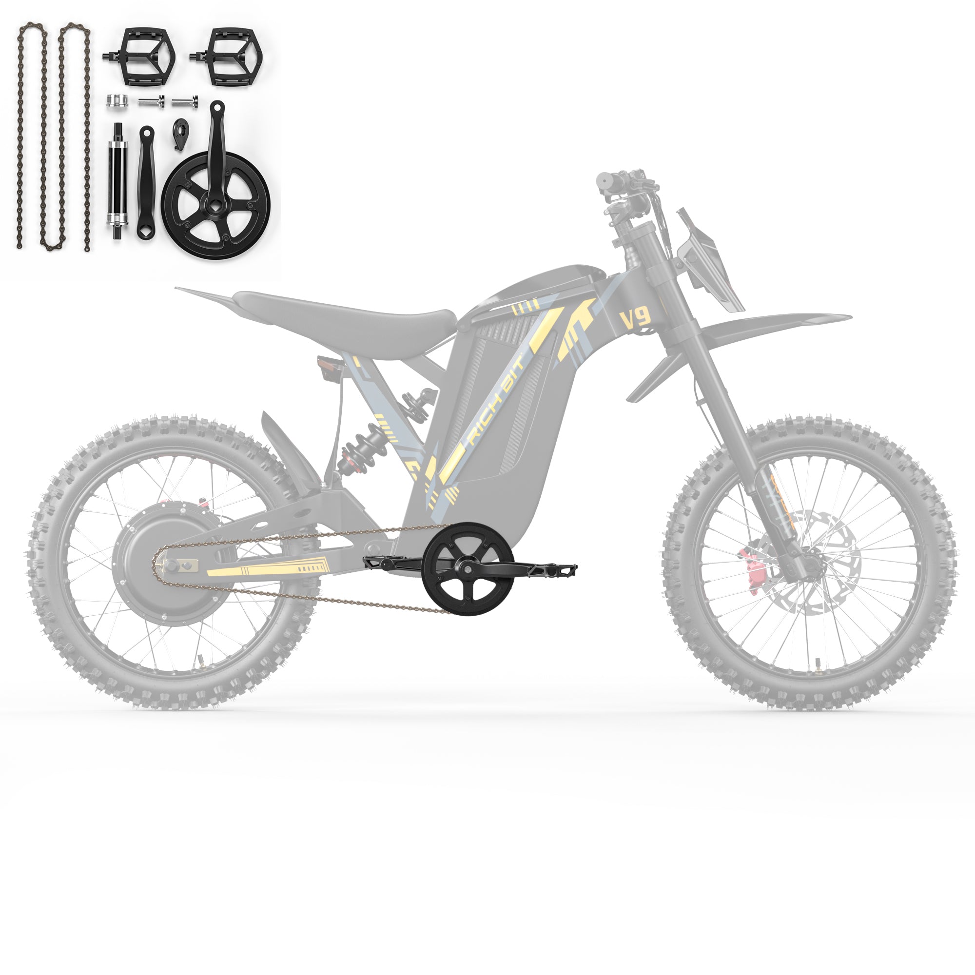 V9 Ultra Electric Motorcycle Off-Road