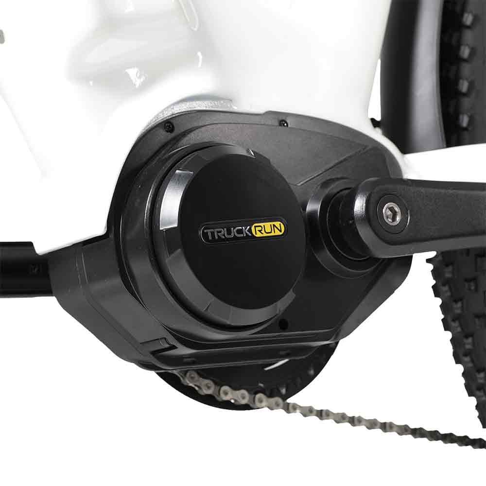 【Mid Motor】Cysum NOVA electric bicycle 140Nm motor 27.5" Step-through ebike LG 48V*14Ah lithium battery with luggage rack and front basket