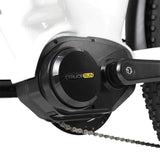 【Mittelmotor】Cysum NOVA Elektrofahrrad 80Nm Motor 27,5" Tiefeinsteiger E-Bike LG 48V*14Ah Lithium-Akku mit Gepäckträger und Frontkorb