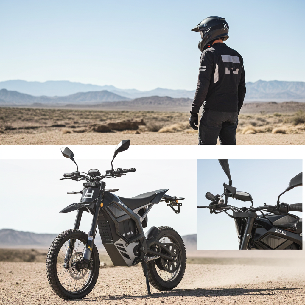Aptum AP-8F Electric Off-Road Motorcycle for Adults, equipped with a 72 V, 40 Ah lithium-ion battery, maximum speed of 85 km/h, 19-inch/18-inch tires,