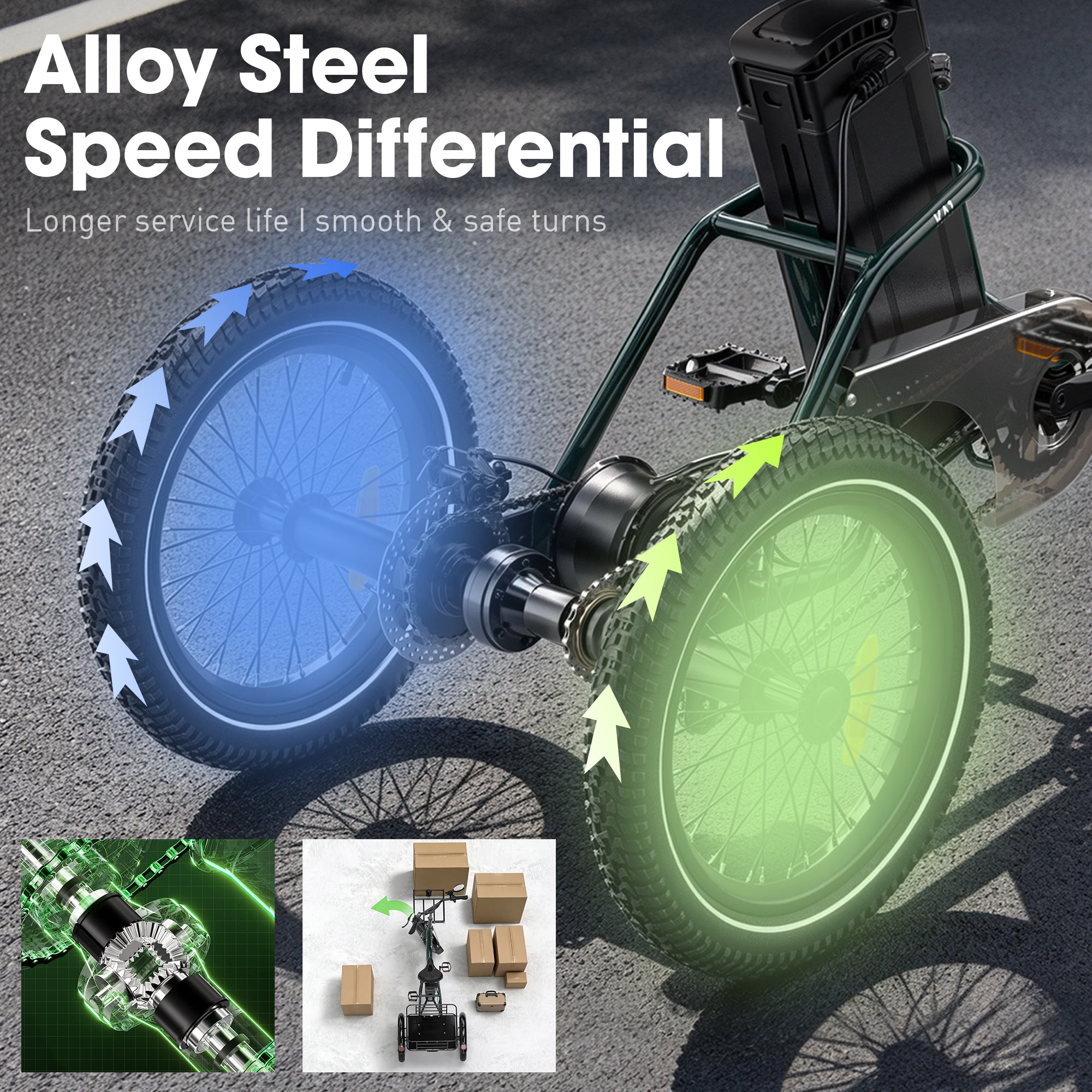 Niloxer KA1 Foldable Electric Tricycle for Adults & Seniors